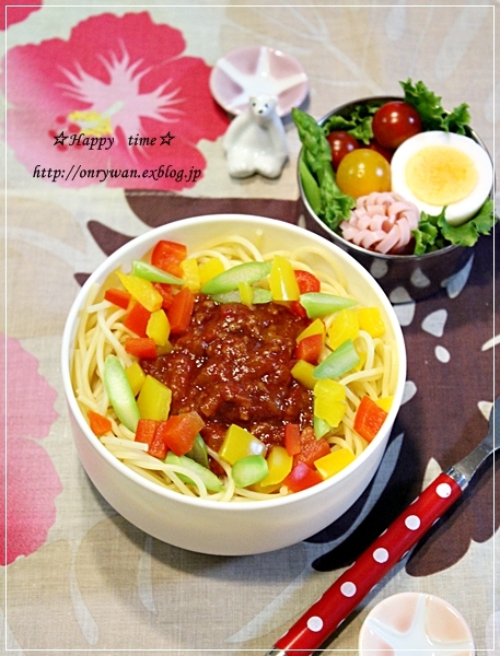 ミートスパ弁当♪_f0348032_19260657.jpg