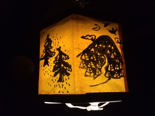 甲武信小屋学芸会の飾り付け_c0369344_05473353.jpg