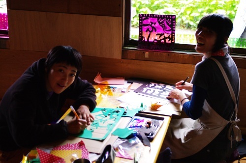 甲武信小屋学芸会の飾り付け_c0369344_05492205.jpg
