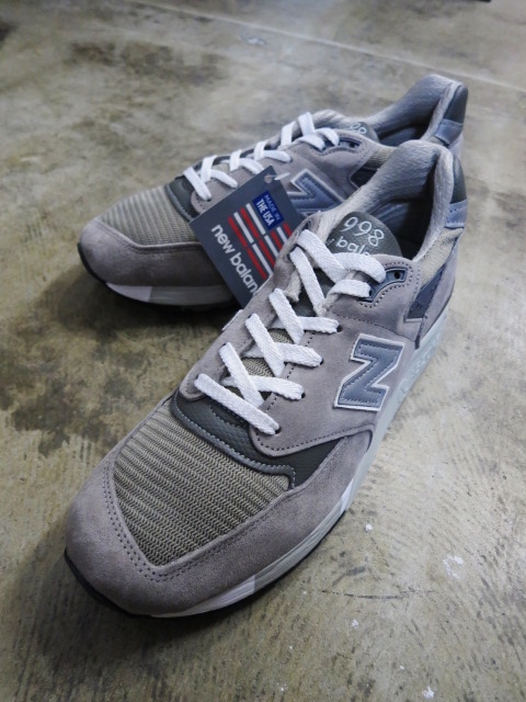 王道の定番、でも実物を見かけない！？ new balance M998 GRAY (MADE IN USA) : selectorボスの独り言  もしもし？…0942-41-8617で細かに対応しますョ （サイズ・在庫）