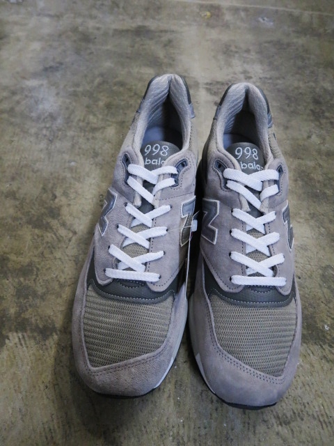 王道の定番、でも実物を見かけない！？　new balance　M998 GRAY (MADE IN USA)_d0152280_19361394.jpg