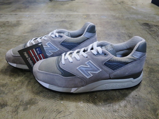 王道の定番、でも実物を見かけない！？　new balance　M998 GRAY (MADE IN USA)_d0152280_19362781.jpg