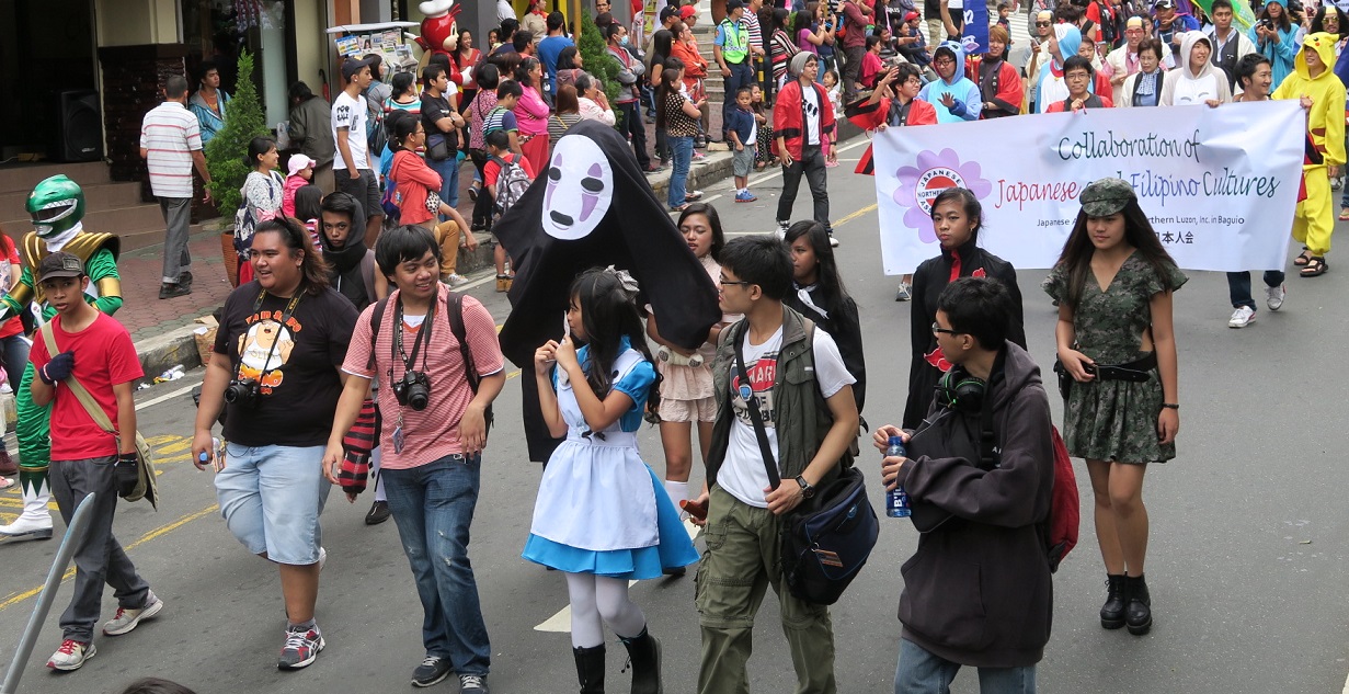 BAGUIO DAY PARADE 2015 バギオ市制１０６周年記念パレードに伊達政宗と七夕飾りが参加_a0109542_17502564.jpg