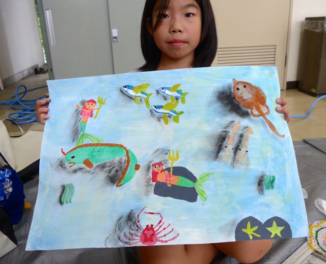 夏休みの絵画制作2015_d0076558_1636655.jpg