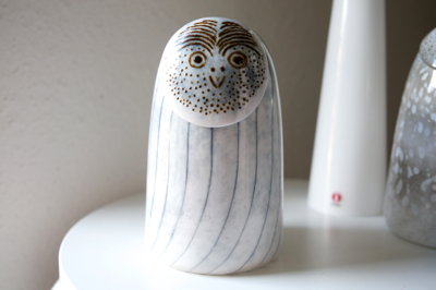 イッタラ シロフクロウ  y owl scope 】別注バード 小さな白フクロウ買いました【 Northern owl