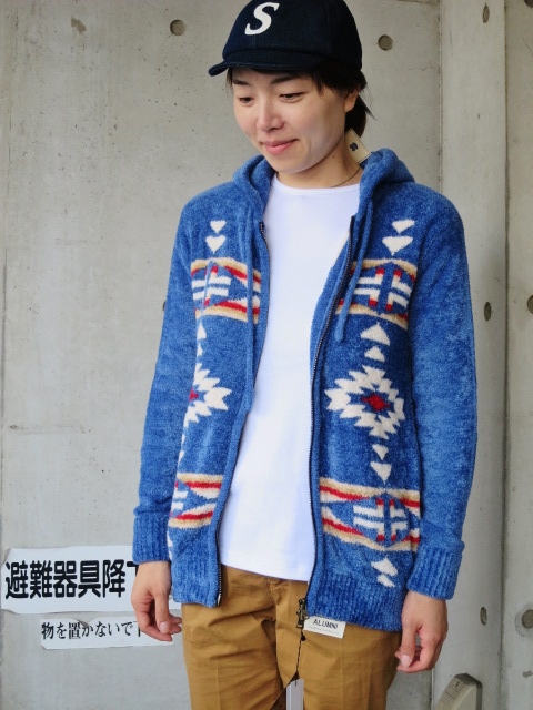 BIRVIN の18番、当店人気の18番、、NATIVE柄 PILE ZIP PARKA　By BIRVIN UNIFORM_d0152280_15274876.jpg