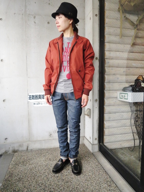 秋に◎ 雰囲気好しなドリズラーJACKET By NUDIE JEANS_d0152280_2104724.jpg