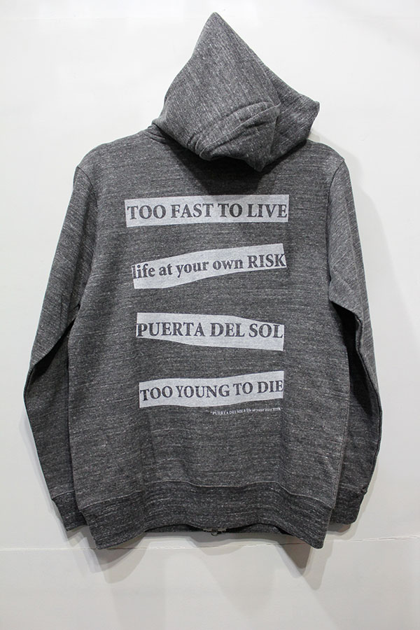 【PUERTA DEL SOL×RISK　ZIP PARKA】発売_a0097901_1430762.jpg