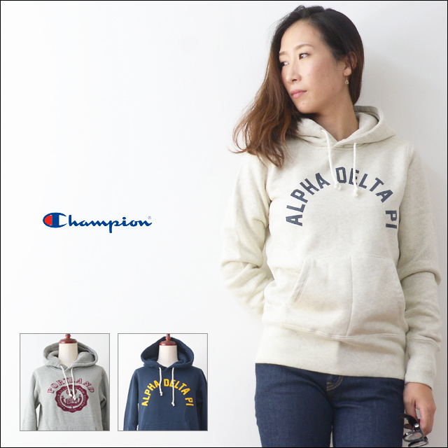 CHAMPION [チャンピオン] HOODED SWEAT SHIRT  [CW-G110] LADY\'S_f0051306_11233097.jpg