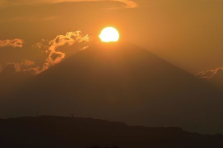 2015年9月4日　大磯町西久保　ダイヤモンド富士_c0314839_07011151.jpg