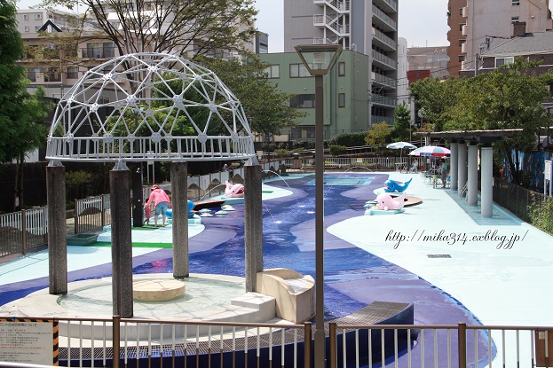 木場親水公園のじゃぶじゃぶ池 : * Natural days in my life *