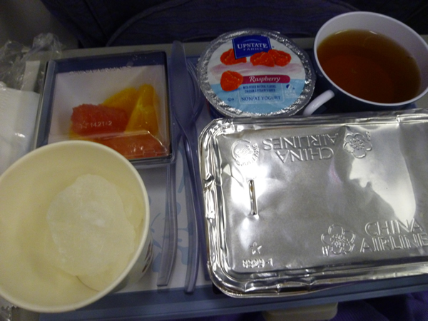 CHINA AIRLINES ホノルル→成田便の機内食2015春_c0152767_2126562.jpg