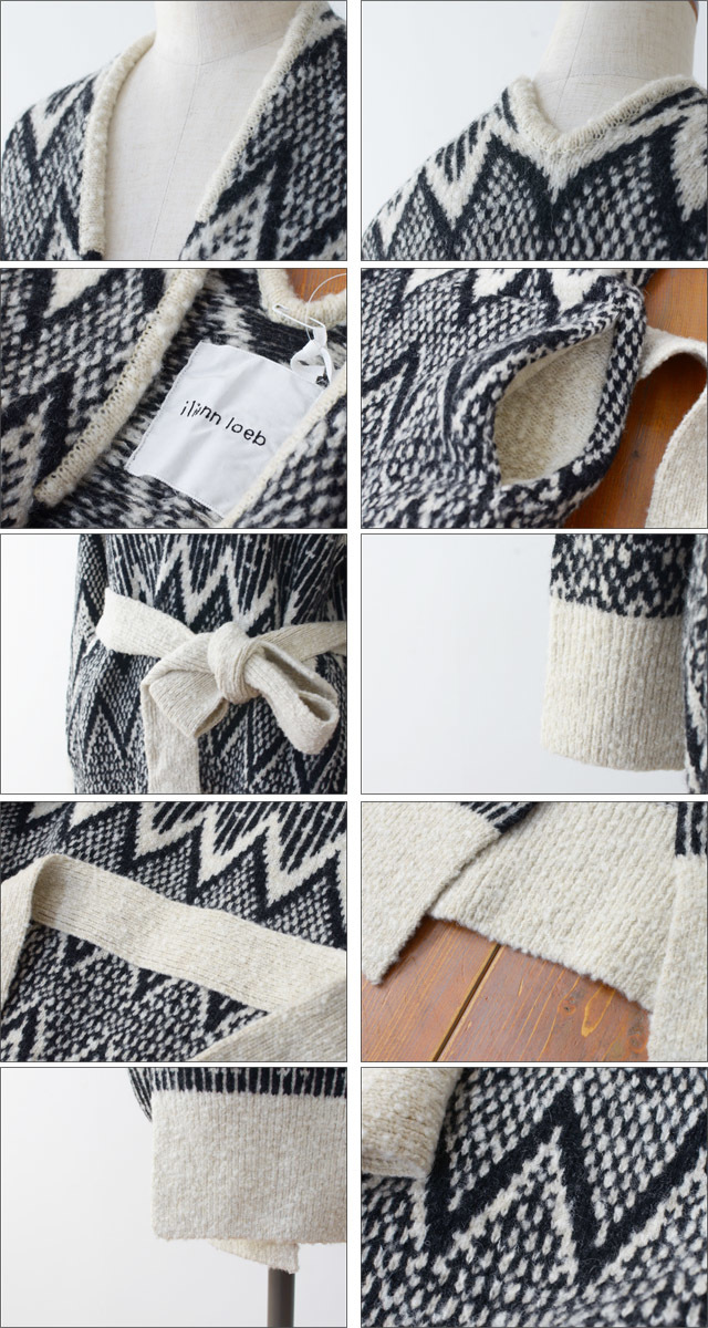 iliann loeb [イリアンローブ] KNOT WOOL&SHETLAND COAT [194