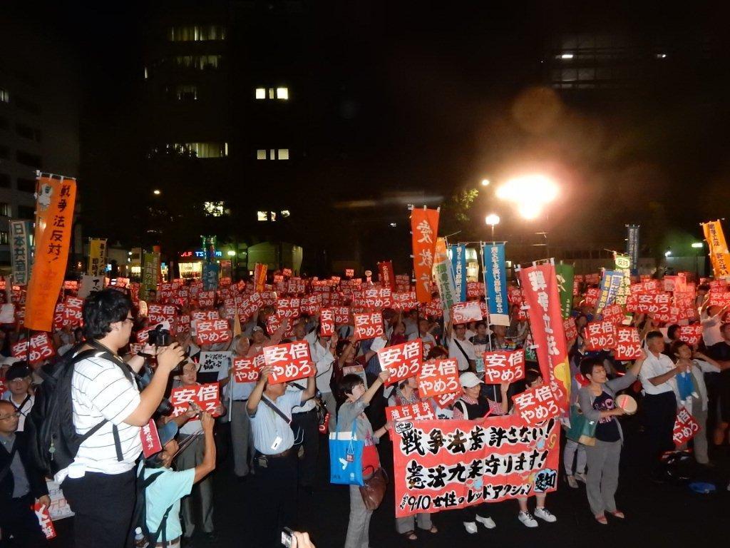 9/10(木)安倍内閣の暴走を止めよう! 大集会&デモに1200人(名古屋)_c0241022_21004029.jpg