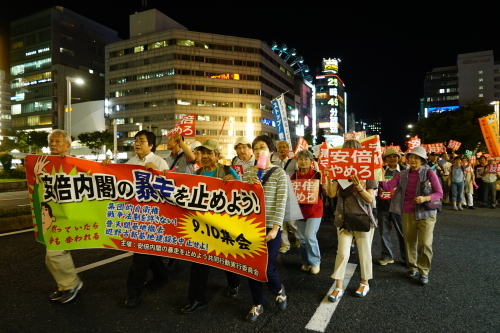 9/10(木)安倍内閣の暴走を止めよう! 大集会&デモに1200人(名古屋)_c0241022_21025635.jpg