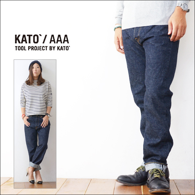 KATO'AAA [カトートリプルエー VINTAGE NARROW STRAIGHT FIT DENIM