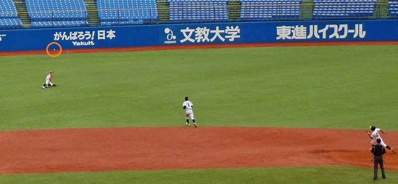 亜細亜大対専修大　９月３日　東都大学野球１部　後半_b0166128_1055065.jpg