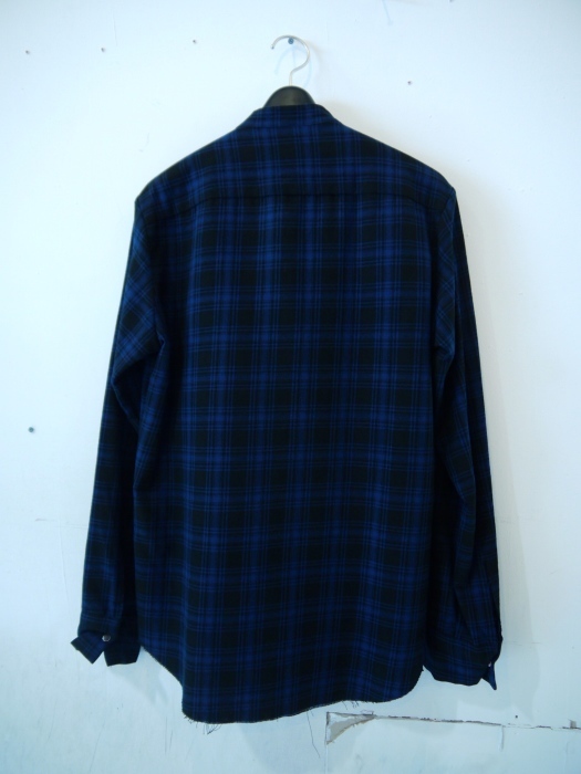 COLLARLESS ZIP SHIRT_f0224266_18153406.jpg