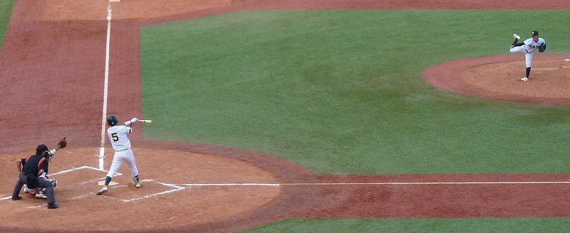 専修大対亜細亜大 9月4日 東都大学野球1部 後半_b0166128_14411942.jpg
