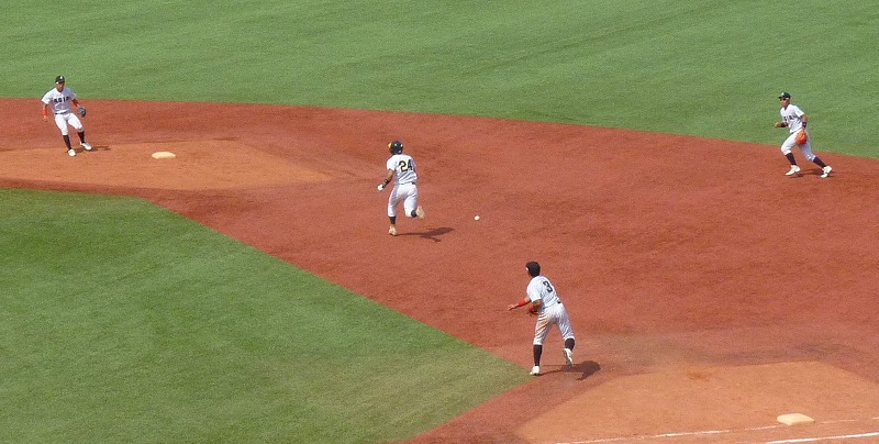 専修大対亜細亜大 9月4日 東都大学野球1部 後半_b0166128_1618758.jpg