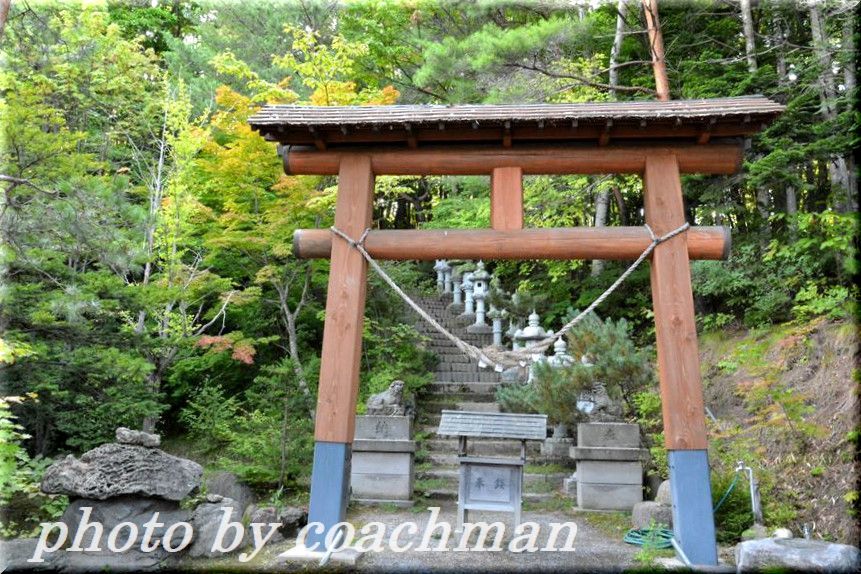 開拓神社 紅桜公園内 狛犬 北海道photo一撮り旅