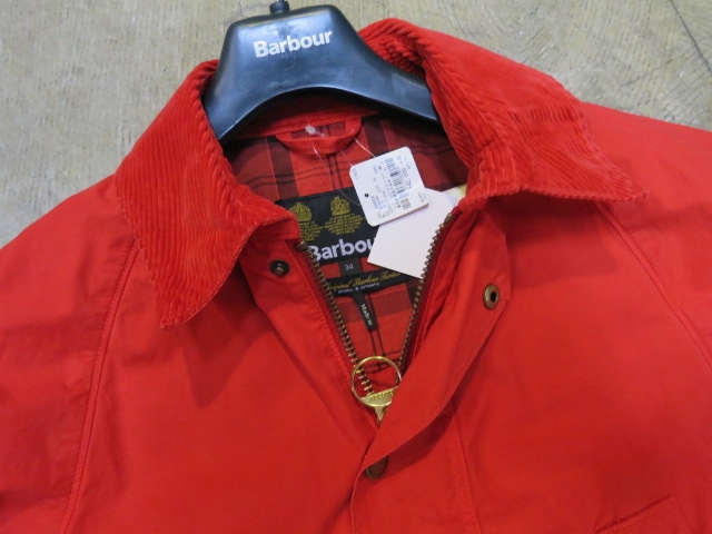 今に◎ 九州の秋冬に◎◎ 期待のBarbour ・・・ NON WAX WASHED BEDAIL!★!_d0152280_19402980.jpg
