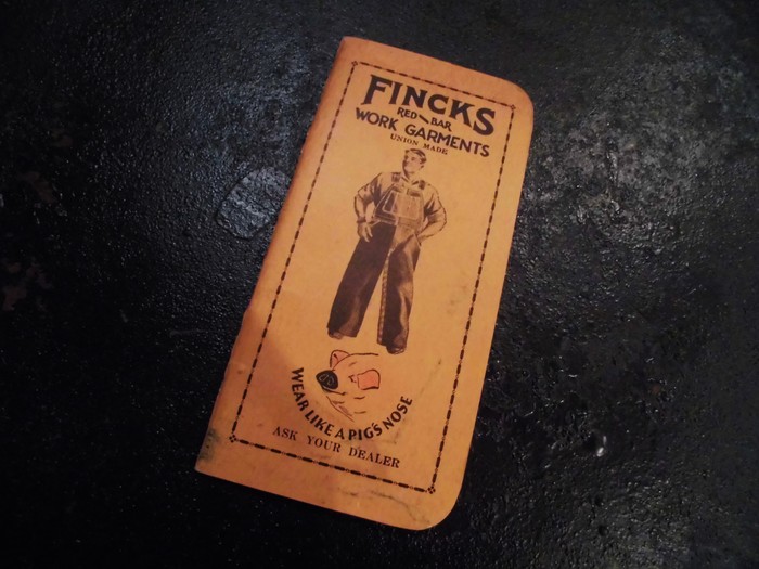 VINTAGE　FINCK\'S　TIME　BOOK_e0187362_18272942.jpg