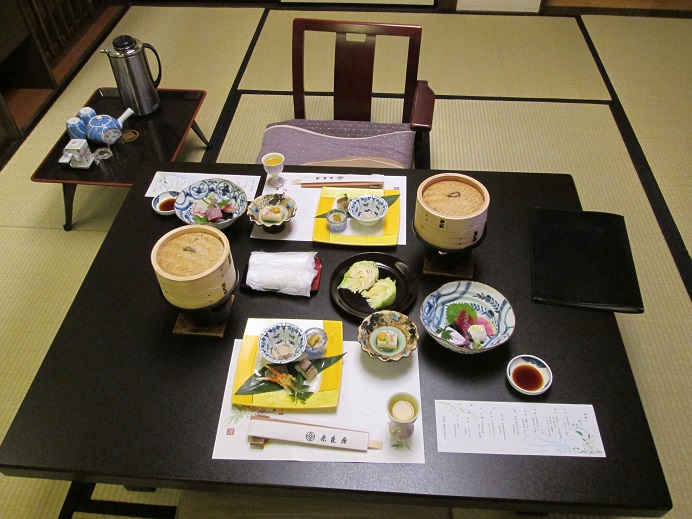 草津温泉 奈良屋 お食事 旅にゃん日記