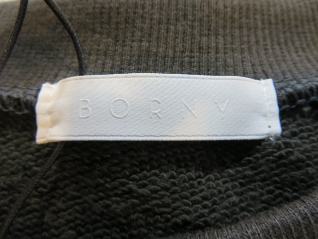 BORNY ボルニー フロッキープリントスウェット_e0076692_15555486.jpg