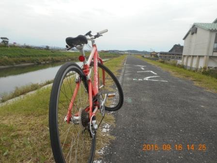 自転車道が真っ新　自転車で快適_e0166734_19291202.jpg