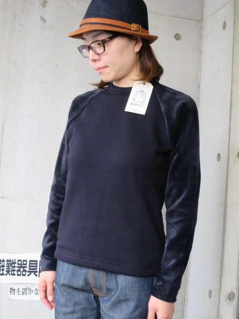 Kato 今秋冬・注目のITEM！　ベルベット切り替え CRUE SWEAT！？_d0152280_2013737.jpg