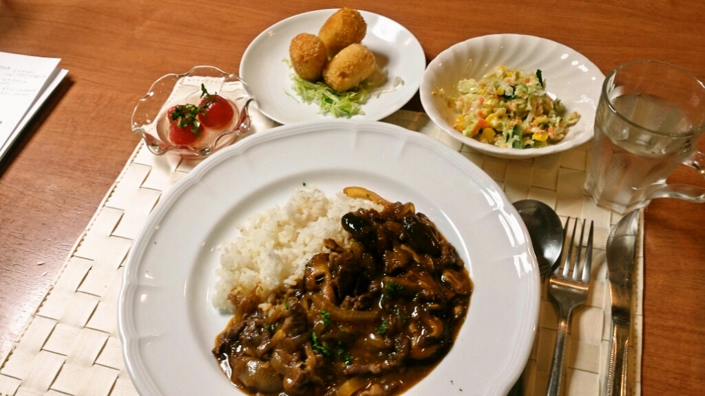 9月18日(金)カフェ&スイーツ ハヤシライス他_d0138307_21343012.jpg