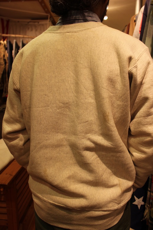 JACKSON MATISSE \"REVERSE WEAVE CREW NECK SWEAT\" ご紹介_f0191324_8483881.jpg
