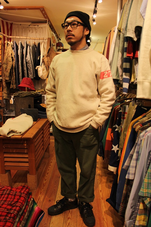 JACKSON MATISSE \"REVERSE WEAVE CREW NECK SWEAT\" ご紹介_f0191324_8503171.jpg
