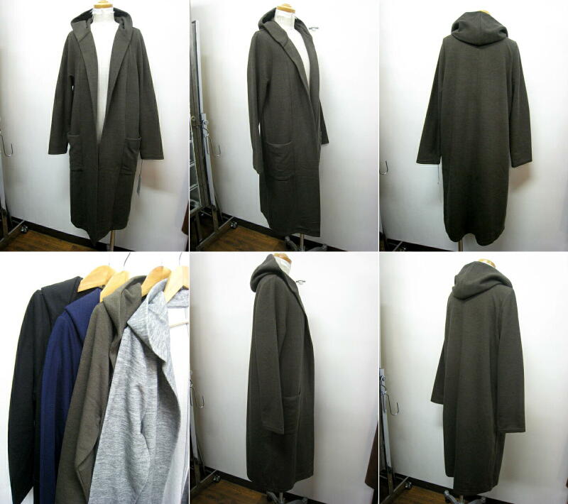 ｃｌｏｃｈｅ （ クロッシェ ）　裏起毛フードロングジャケット  ＫＨＡＫＩ　_a0089359_131246.jpg