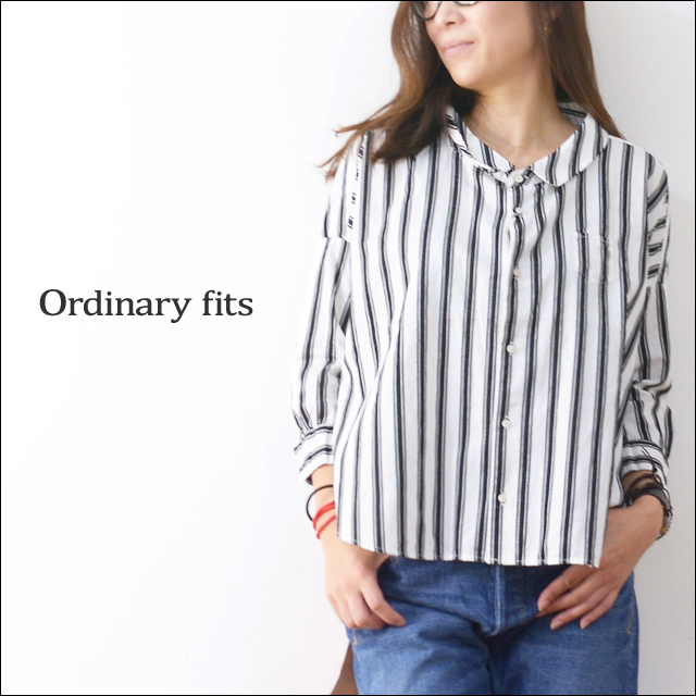ordinary fits [オーディナリー フィッツ] BARBAR SHIRT stripe [OL-S027]  LADY\'S_f0051306_12203857.jpg