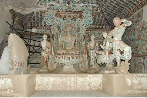 中国骨董市　掘り出し品中国唐時代　敦煌莫高窟壁画 人物像　AK1794B10-5 71meATpzc5L._UF350,350_QL50_.jpg