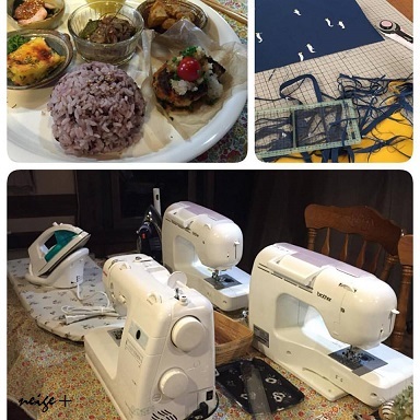 個展２日目楽しい時間が終了しました＆YUWA秋色パッチのキャミOP_f0023333_22585441.jpg