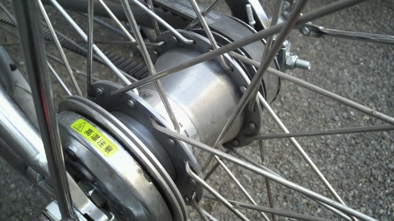 アルベルト 自転車 ギア交換