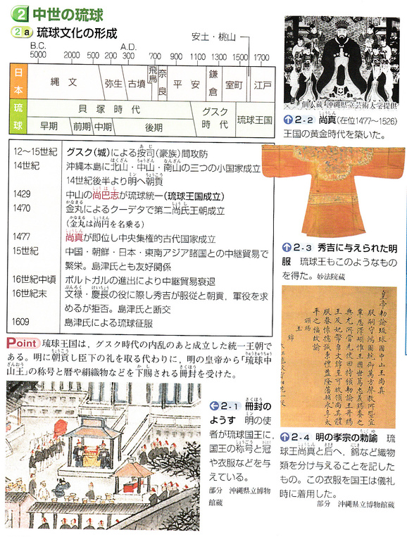 第25回日本史講座まとめ⑥（琉球王国の成立） : 山武の世界史