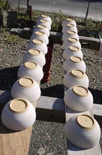 ②陶芸家:鬼丸豊喜・希穂さんの工房へ=福岡・小石原_f0226293_9474937.jpg