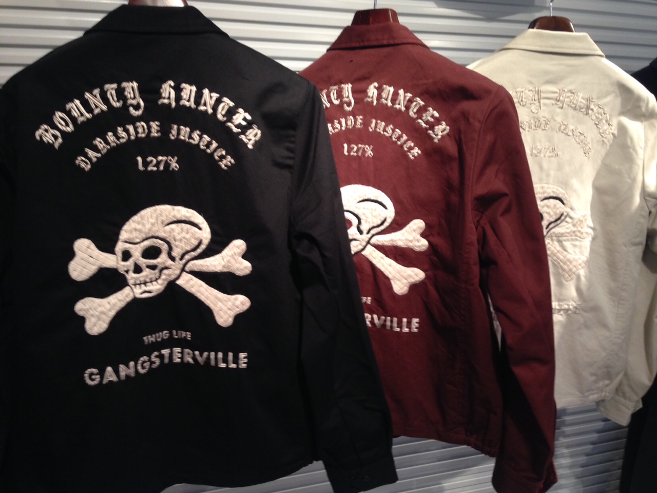 GANGSTERVILLE Bounty Hunter スーベニアジャケット GANGSTERVILLE×BOUNTY HUNTER 127% BxG - JACKET : WEEDS STAFF blog