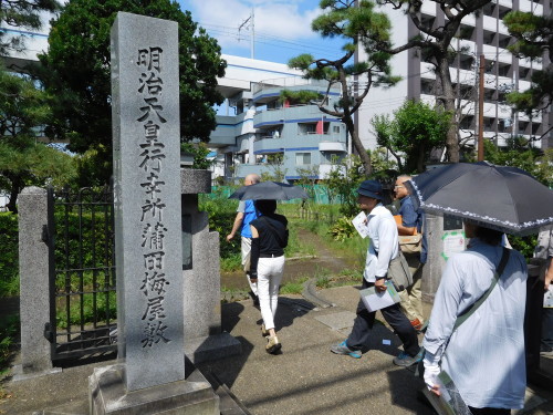 東京 大田区 「六郷用水と映画の街蒲田」菖蒲園跡、粺田神社、円頓寺、梅屋敷公園、キネマ通り、夫婦橋、ミスタウン映画街跡、松竹キネマ撮影所跡_e0345320_01385391.jpg