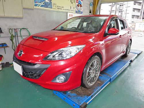 リジカラ装着 マツダスピード アクセラ 車高調も 店長mizoのおやぢ日記 リジカラ装着 マツダスピード アクセラ 車高調も 店長mizoのおやぢ日記