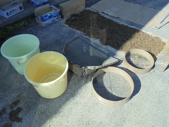 蕎麦の実。脱穀と乾燥_a0118461_14594421.jpg