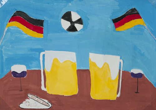 ドイツ大使賞 絵画コンテスト2015 『わたしのドイツ』 中学生の部 その1_f0154707_1135944.jpg