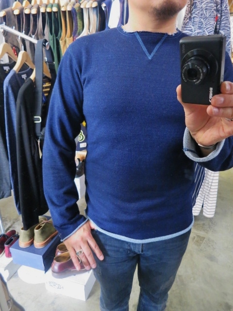 FULL COUNT 18番・Indigo シリーズより ROUGH CUT CRUE SWEAT!★!_d0152280_14185181.jpg
