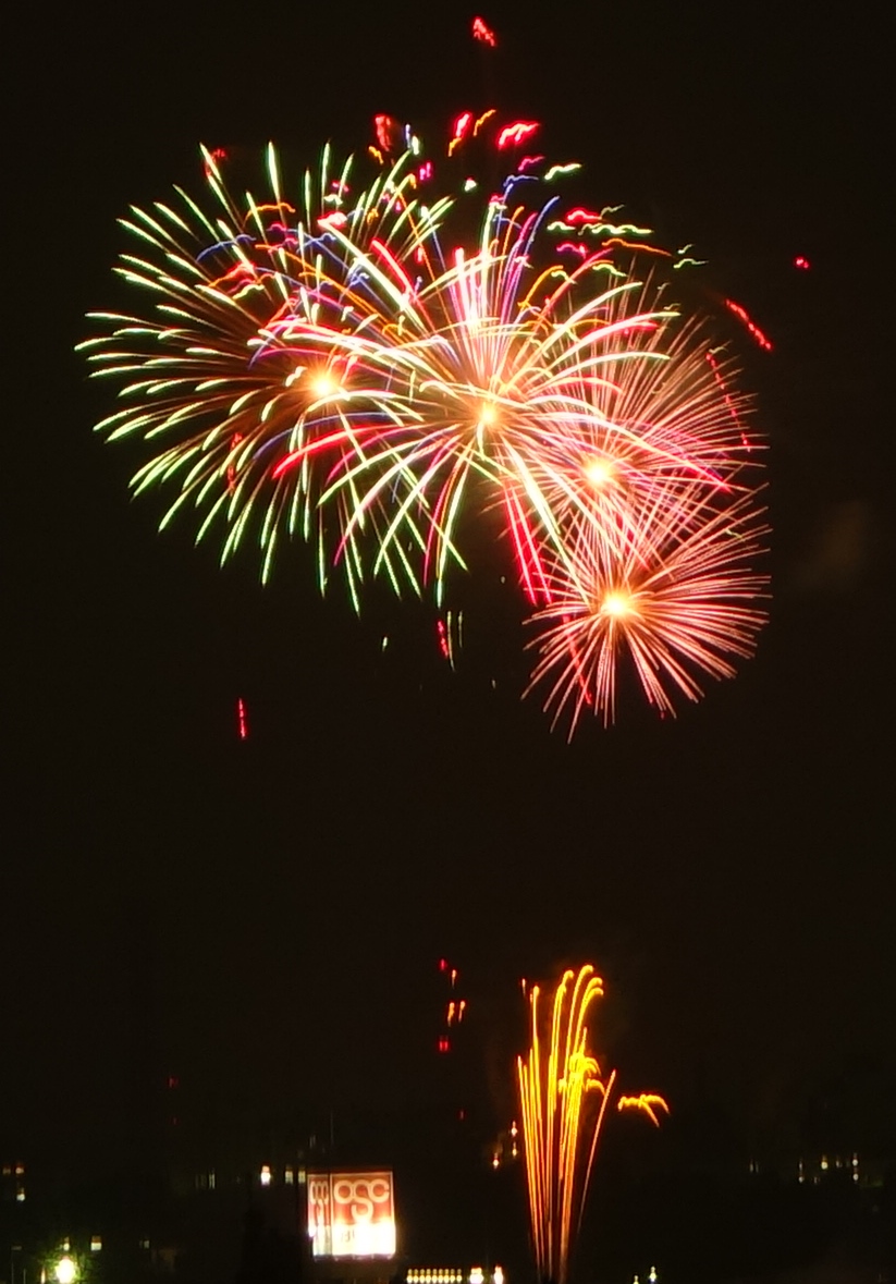 柳瀬川ふれあい祭りの花火（2015/8/22）_c0060927_20292074.jpg