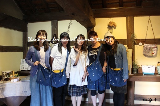 個展レポ2：デコレクションズ刺繍入りオックス地の2WAYショルダーWS開催♪_f0023333_22270490.jpg