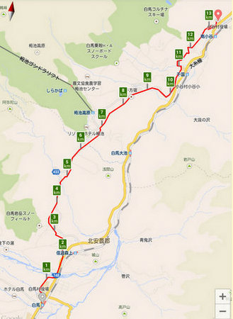 塩の道 千国街道を歩く クリのウォーキング日記